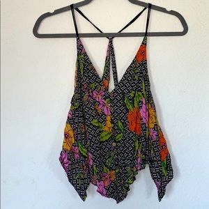 Open back crop top size XS